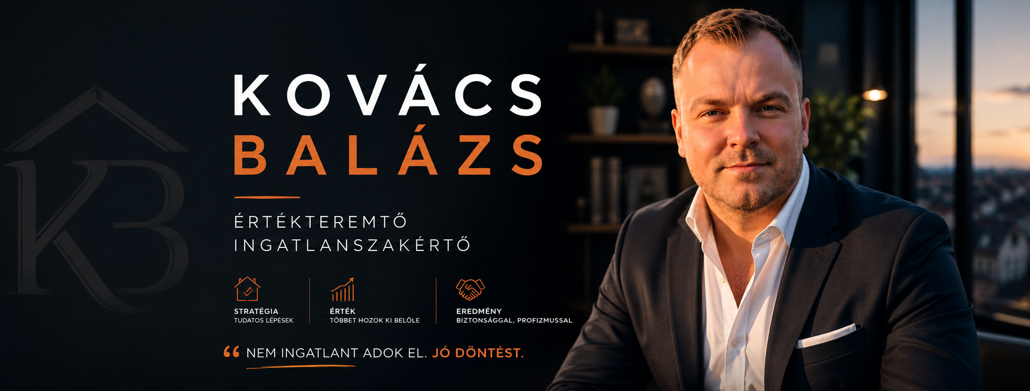 Kovács Balázs - Real estate, Ingatlanszakértő – Ingatlanügynök – Budapest