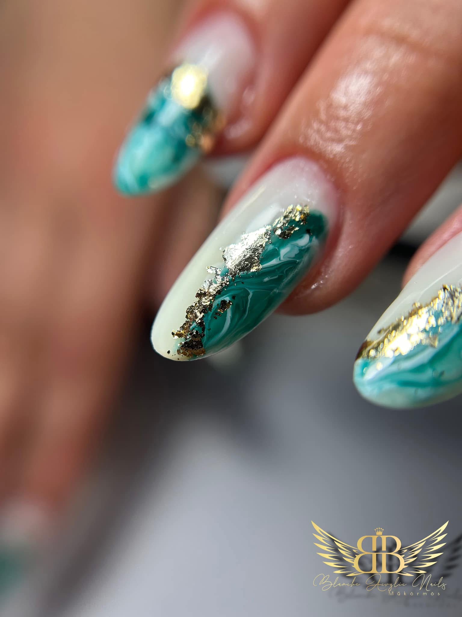 Műköröm építés/ M-méret – Blanche Acrylic nails