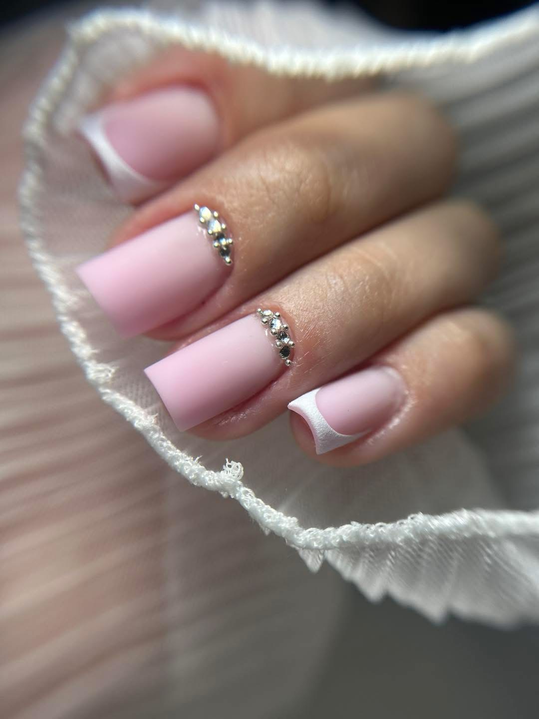 Műköröm építés/ s-méret – Blanche Acrylic nails