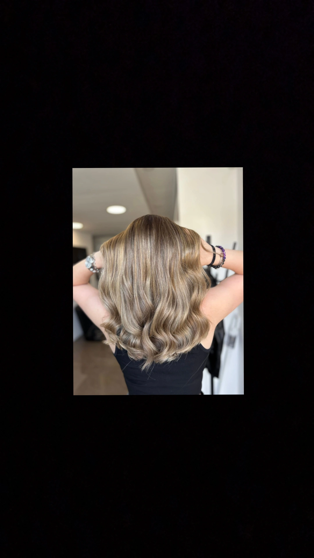 Highlights/Teljes fej Melír+Blowdry Short/Rövid Szárítás – SRbeauty